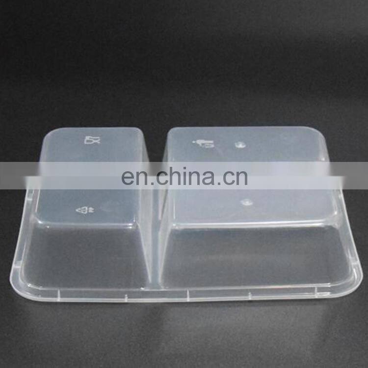 Plastic sushi tray/plastic sushi box/PP sushi box 3 compartments plastic pp storage box