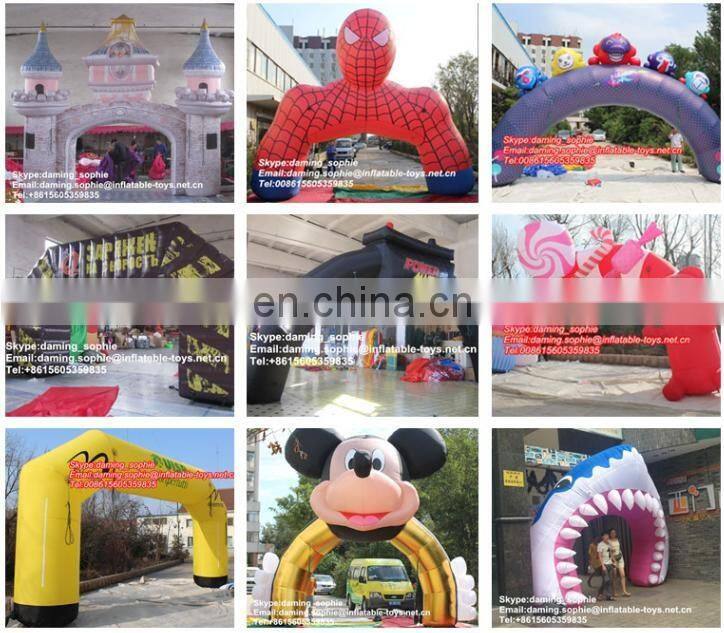 PVC Inflatable Arch Entrance for Outdoors Advertising with Free Logos