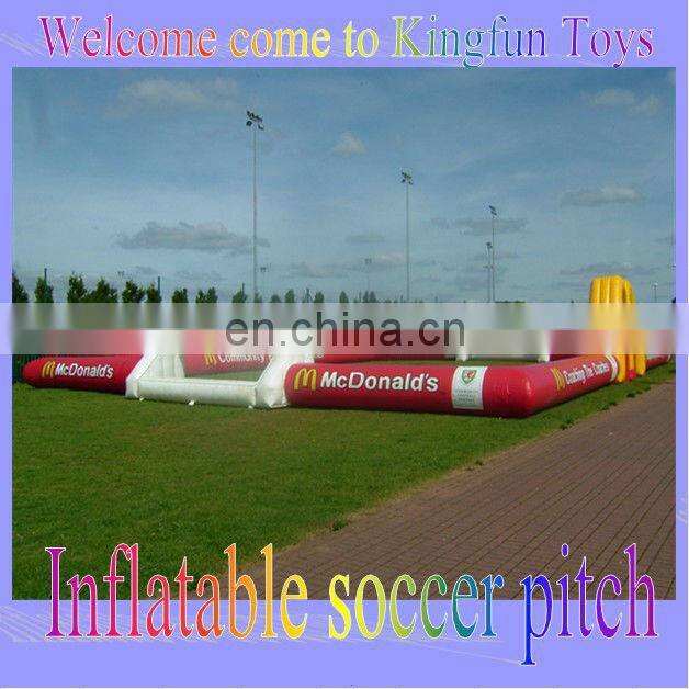 12 Human inflatable foosball court sport game