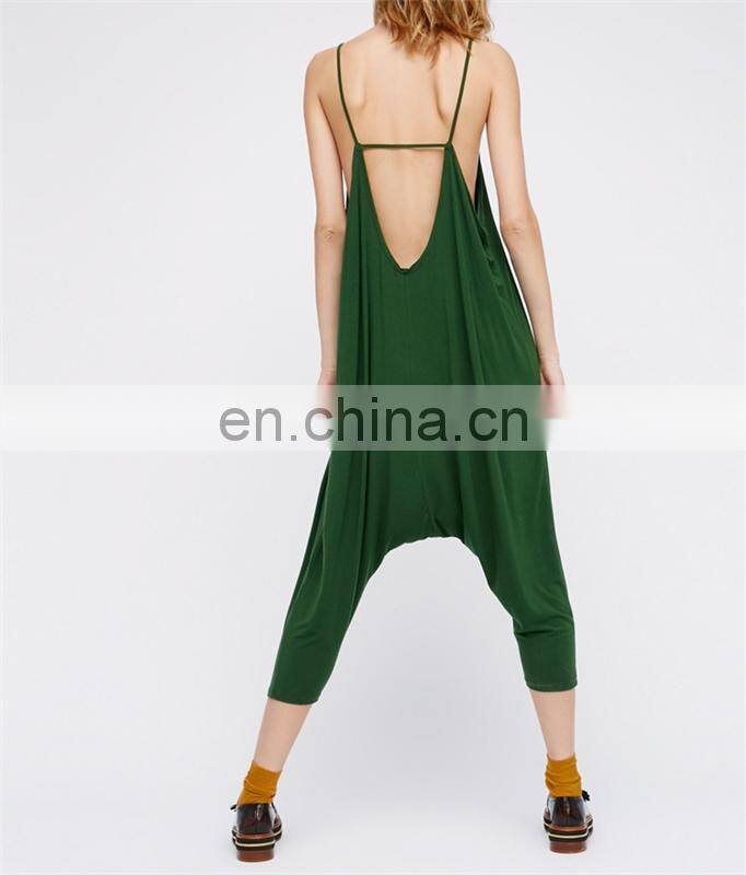 Green Romper Jumpsuits Singlet Top Jumpsuit For Women Jumpsuits For Women