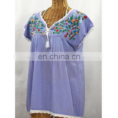 Handmade Multi Color Floral Embroidered mexican Kaftan Party Wear Short women Kaftans