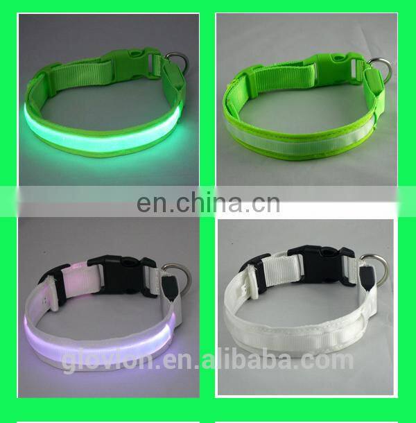 Newest super bright led pet collar light up led pet collar led flashing pet collar