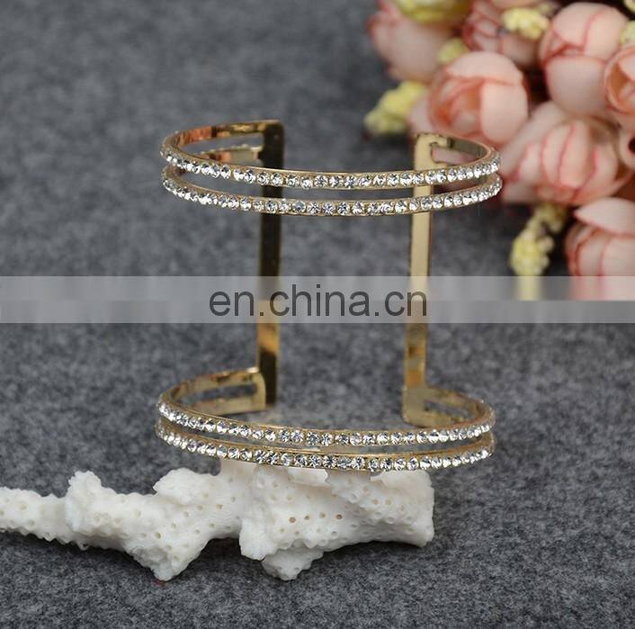 Newest design bangle shinny bangle Rose gold bangle with shell bracelet
