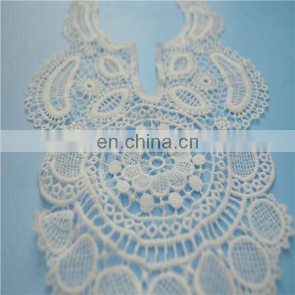 cotton flowers ethnic neck design lace motif design