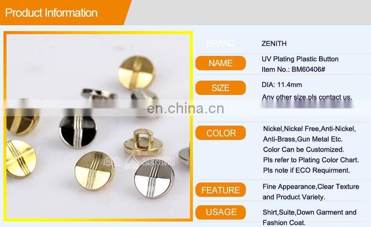 ABS Plating Buttons Fancy Shirt Button BA60406