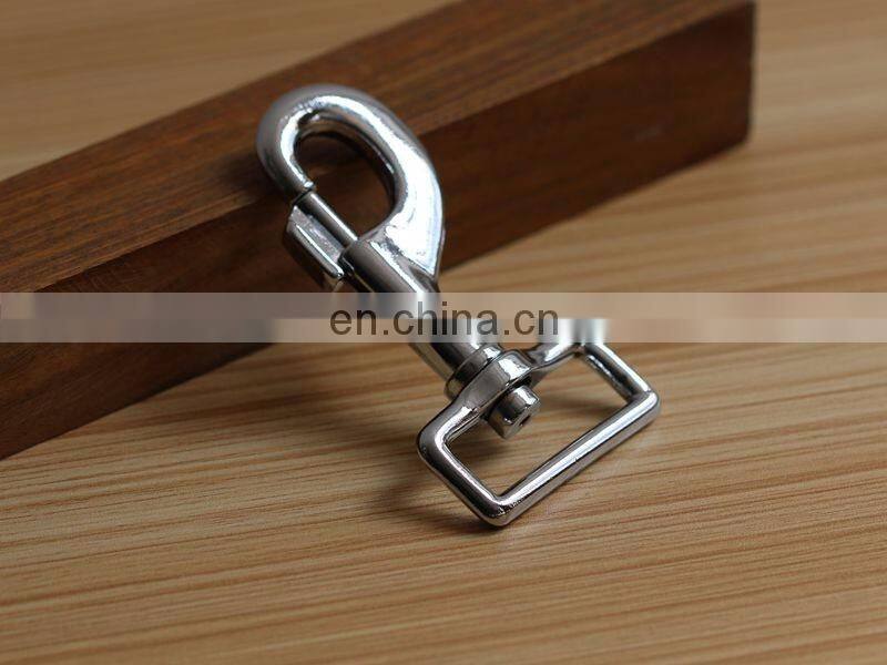 2017 fashion high quality zinc alloy metal snap hooks backpack metal swivel hook