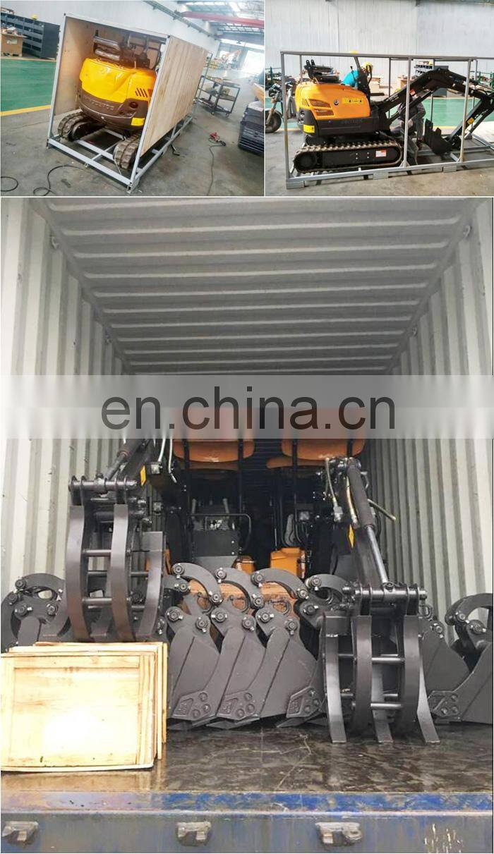 China Made 0.8T Mini Wheel Hydraulic Excavator for Sale