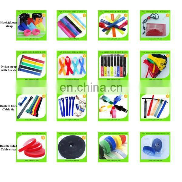 New design back to back tape elastic band with hook and loop