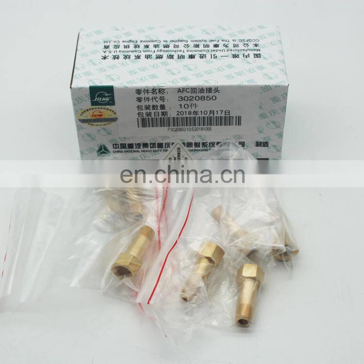 Pump Spare Parts for Cummins Diesel Engine AFC Oil Return Joint 3020850