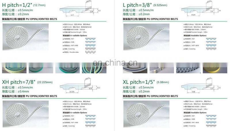 Supply a variety of high temperature silicone conveyor belting