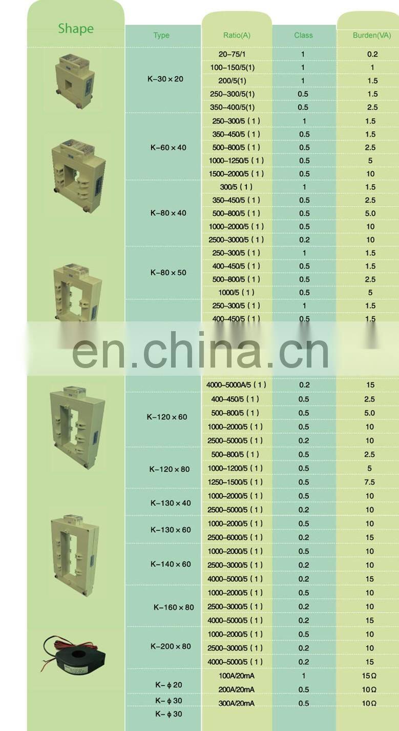 Acrel AKH-0.66 K-30*20 100/1A current transformer low voltage measuring device class 1.0