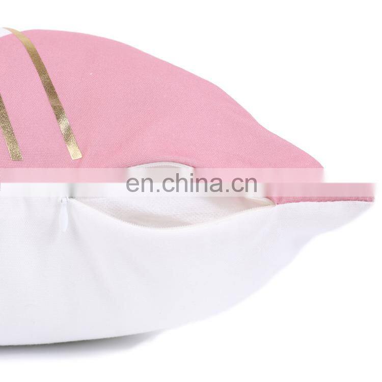 PU Patchwork Soft Geometric Print Decorative Square Throw Pillow/Cushion for sofa living room