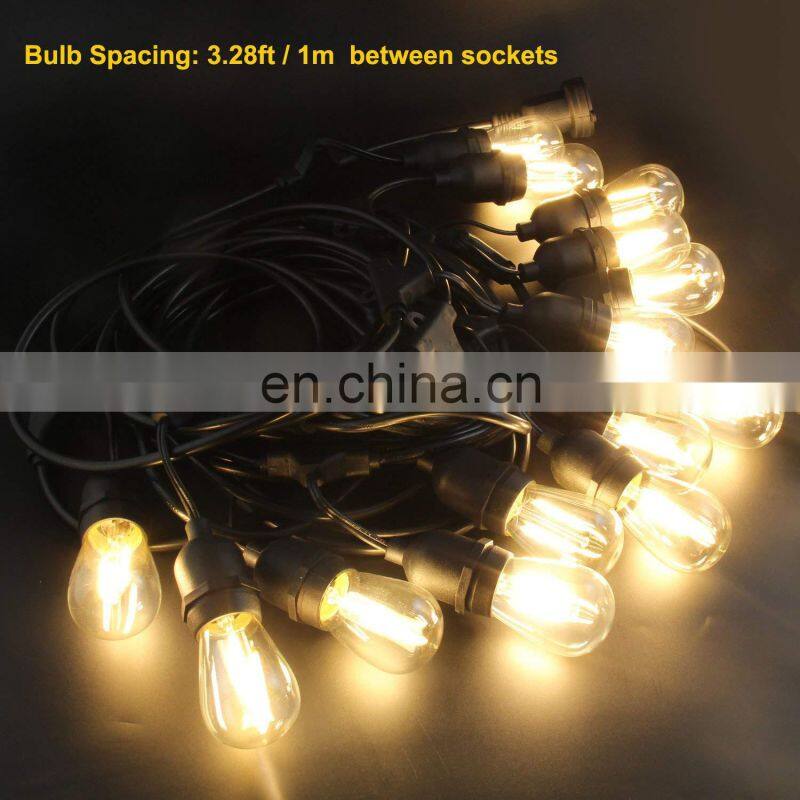 Commercial item led lighting weatherproof led string light outdoor