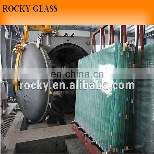 Qingdao Factory Colored Tempered Laminated Glass price