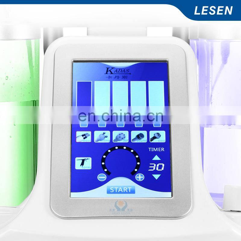 7In1 Skin Rejuvenation Rf Microdermabrasion Meso Gun Oxygen Bubble Machine