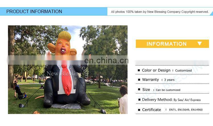 PVC/ Oxford cloth big inflatable trump rat ballon in Philadeplphia NB006-2