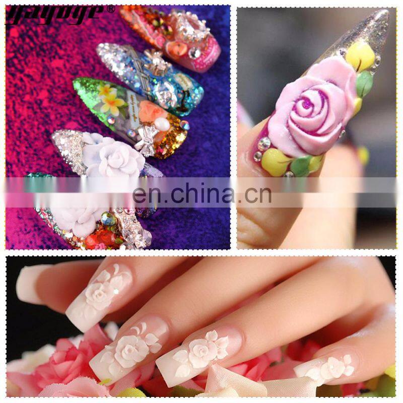 6 Colors UV Nail Luminous 3D 4D 5D Sculpted Color Uv Nail Gel Free Sample