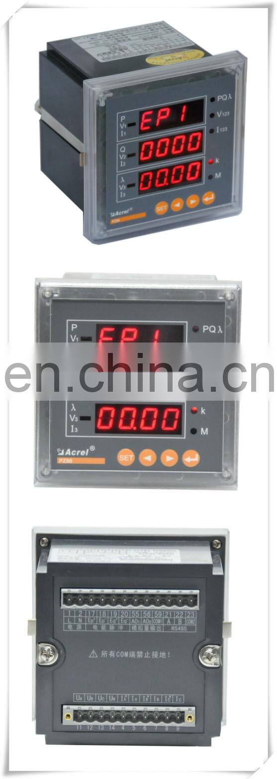 PZ80-E4 LED display Digital energy meter AC Smart Power Analyzer