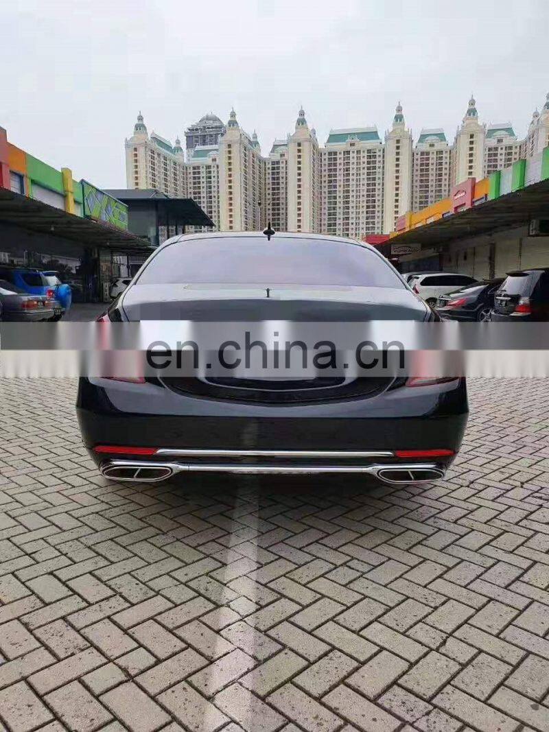 S class w222 S350 S400 S450 S500 S600 body kit for w222 S350 S400 S450 S500 S600 to S680 mayCH style with grille light 2019