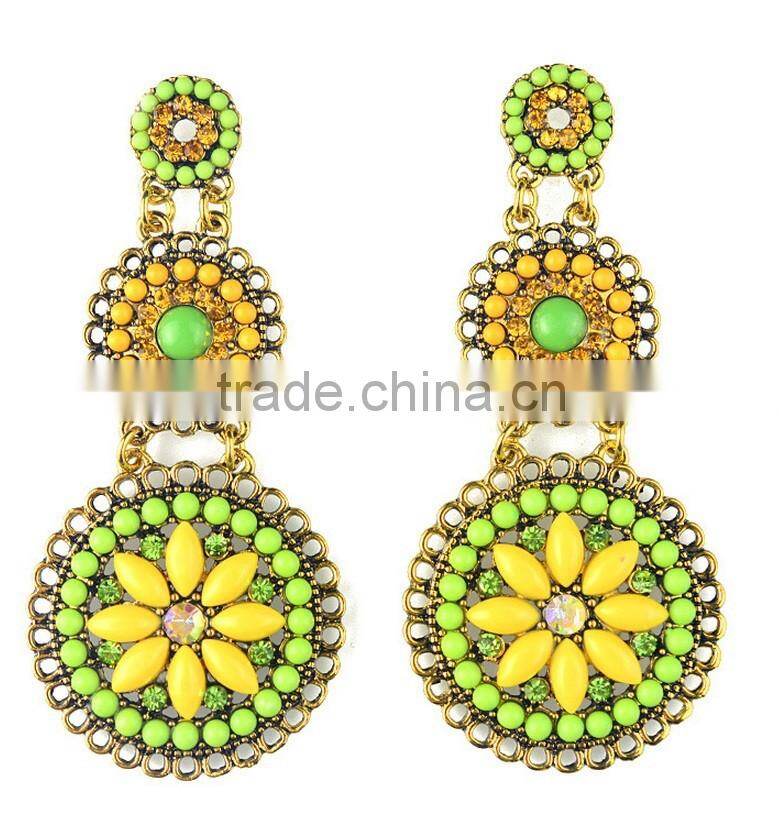 gold earring designs Jewelry Pedants factory china Arete para dije colgante para mujer