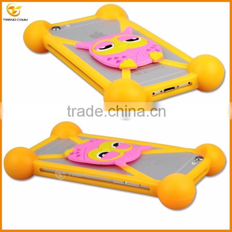 shockproof LED universal silicon bumper case for iphone 6 6s