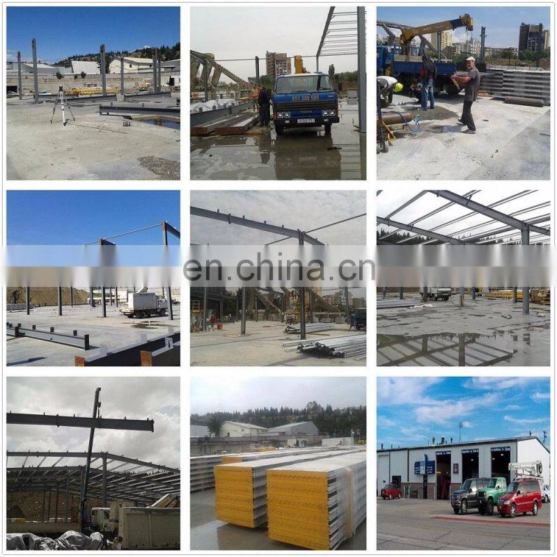 China Large Bay Steel Structures Temporary Warehouse Fabrication