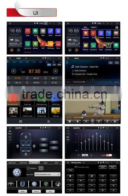 2 Din Car DVD Player for Volkswagen Android 4.4.4 OS RADIO+WIFI/3G+Torque OBD2+CANBUS+GPS+BT+AUX in/out+USB/SD+Two USB+SWC Playe