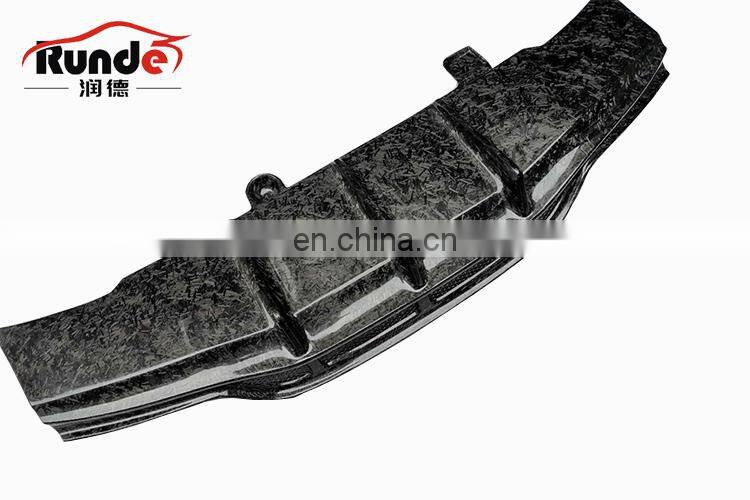 Runde PSM Style Body Parts Carbon Fiber Material Rear Lip Diffuser For Mercedes-Benz W205 C63S coupe rear lip diffuser