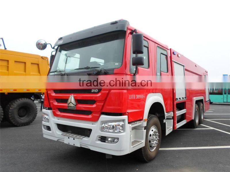 HOWO 10wheels fire fighting truck water tank capacity 16m3 with good price for sale 008615826750255 (Whatsapp)