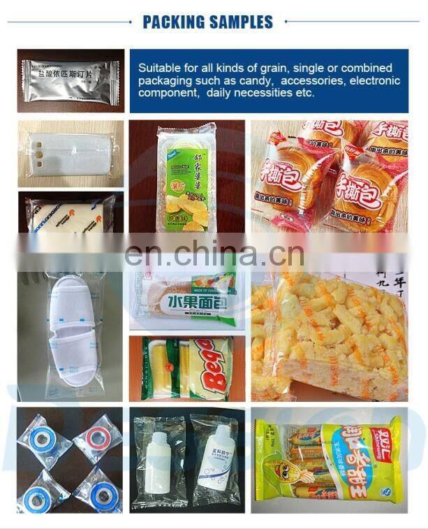 2020 New Arrival Frozen Food meat Automatic Flow Wrapping Machine