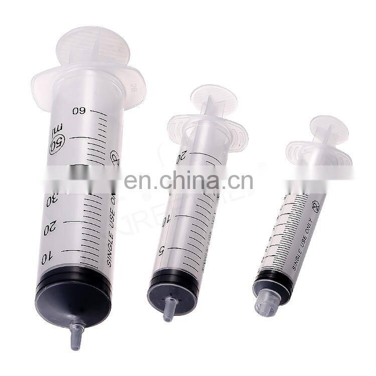 syringe 5ml lure lock syringe 2 ml disposable syringes with catheter tip