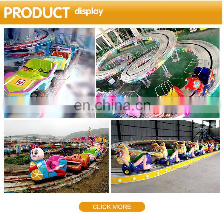Hot Sale Kids Amusement Track Game Mini Electric Shuttle Train Ride