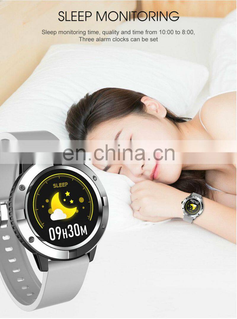 IP68 Waterproof Smart Watch DT78 With Call Reminder Heart Rate Monitor Smart Watch With Leather Strap