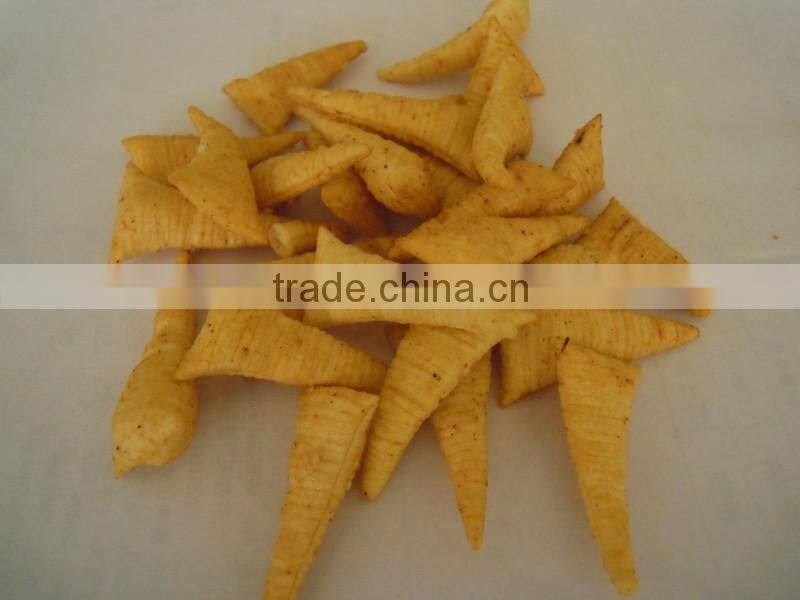 Automatic single screw fried food extruder