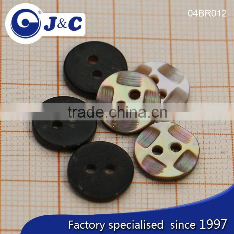 J&C Brown MOP shell buttons,pearl shell buttons for fashion shirt.BR010, BR012