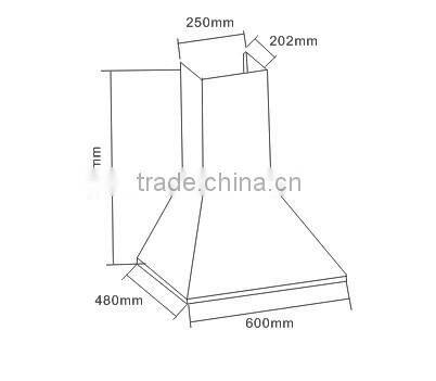 1000m3/h cheap buffer filter range hood
