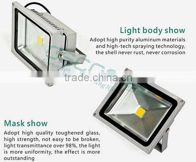 Oscoo Manufacturer Hot-Sale IP65 traditional gray/black light body 50W LED Light