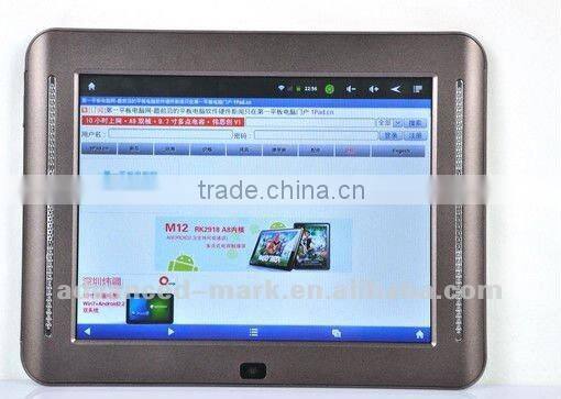 New 8 " Capacitive ,Android 2.3 , Rockchip2918 CPU Cortex A8 512MB/8GB , 800*600 Pixels , 3600mAh Battery Tablet PC , Bluetooth
