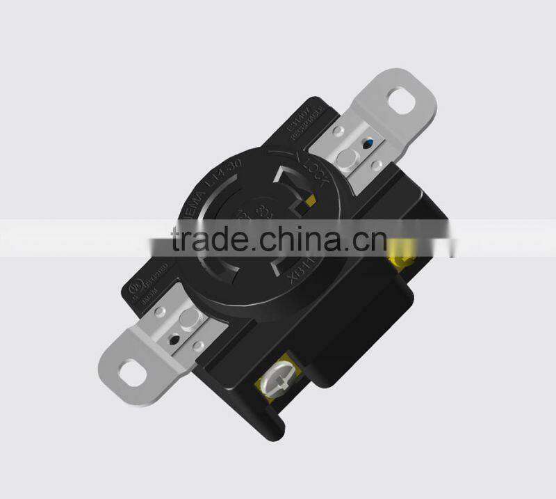 Cheapest 1USD NEMA locking plug UL approvasl L5-30R Receptacle