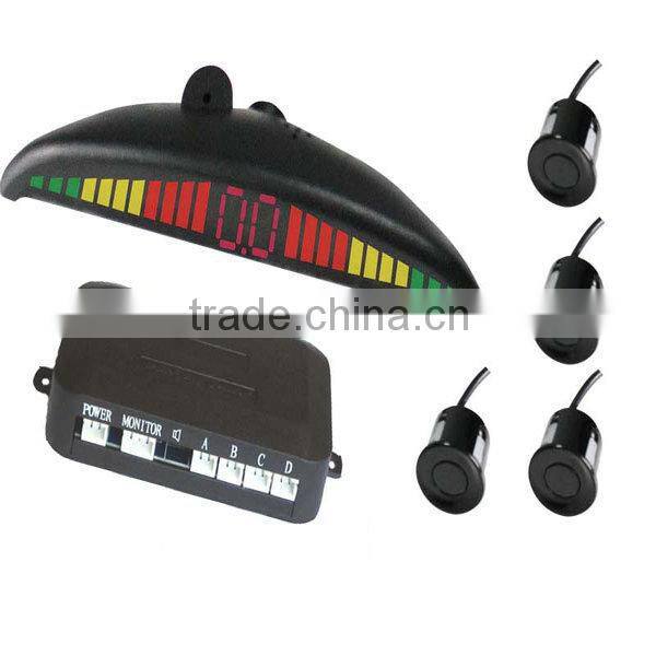 4 sensors car parking sensor system led display parking sensor