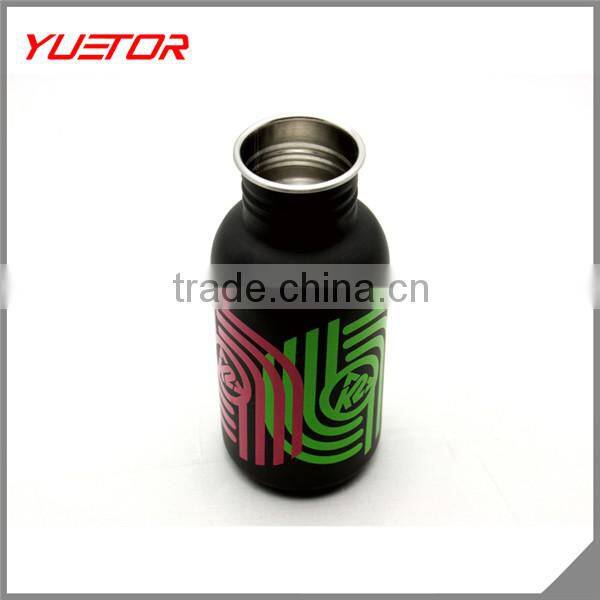 New Screw Top Sports Water Bottle Gym Sports Cycling Jogging Football Reuse