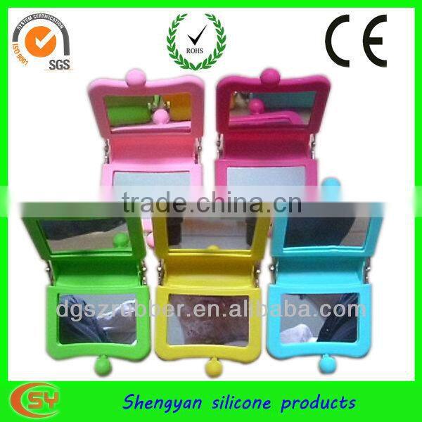 Hot sale Silicone cosmetic mirror for Chrismas gift