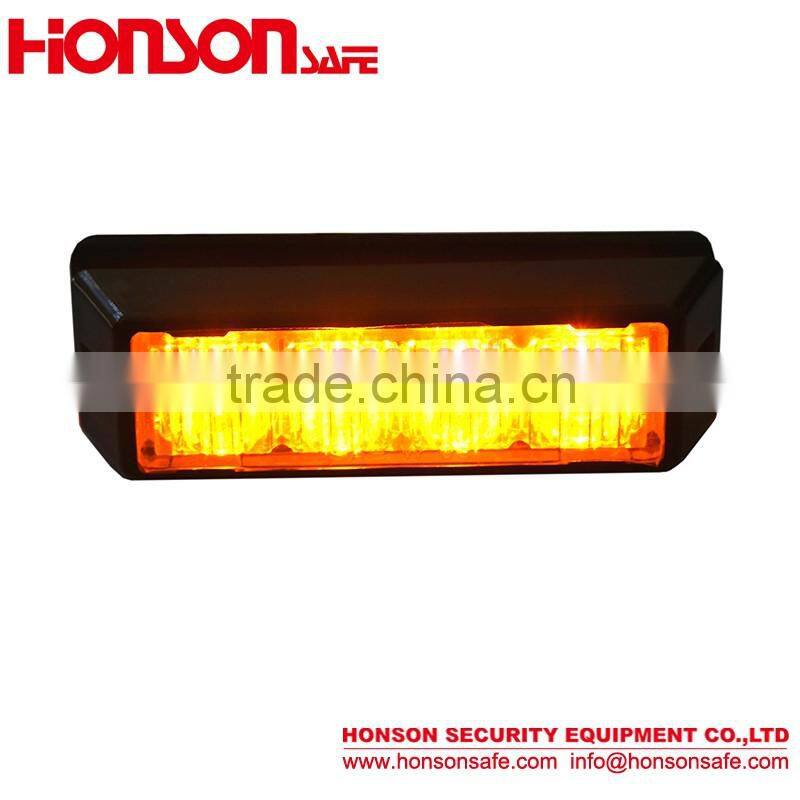 LED Grille Warning Lighthead , Surface amber Mounting Strobe Light for vehicle HF-142