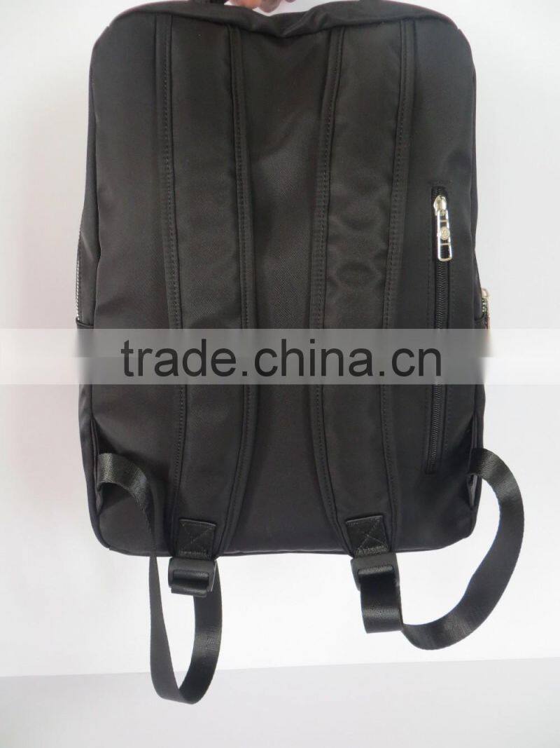 simple laptop black men backpack of high quality