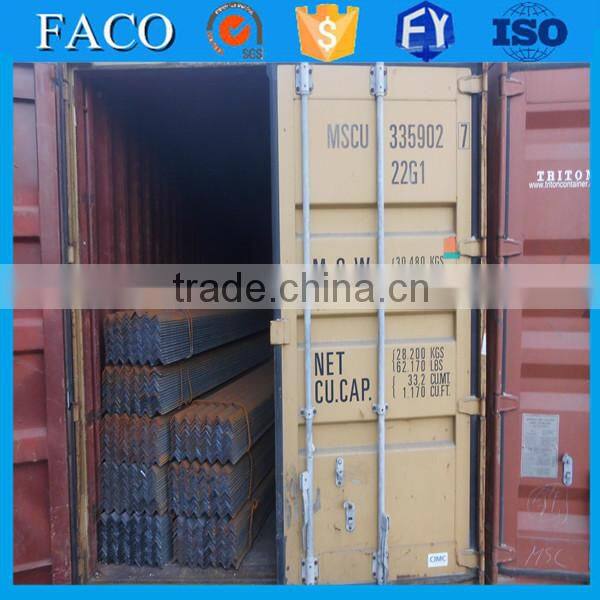 Mild Steel Equal Angel / Price Steel Angle Iron / Ss400 Perforated Angle Steel