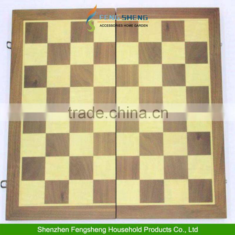 3 in 1 Wooden Board Backgammon Game Set Compendium Travel Chess Draughts Games