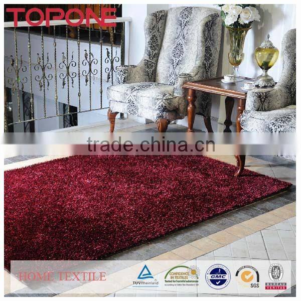 China made solid color anti-slip cheap carpets for home living room