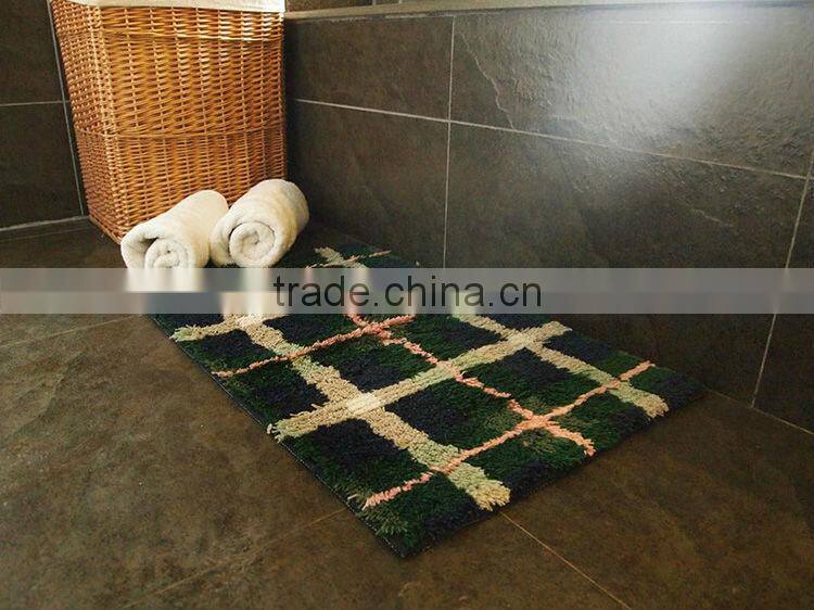High quality door useful design non-slip washable rugs acrylic