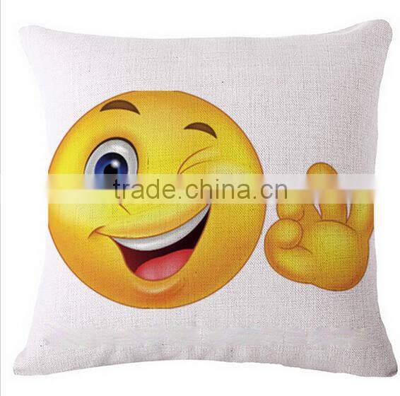 Emoji Pillow Smiley Emoticon Cushion home decor cojin decorative pillows sofa decoration, cojin pillow