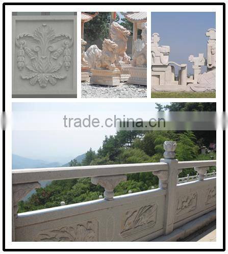 multi seperate heads stone carving cnc router with dust collector